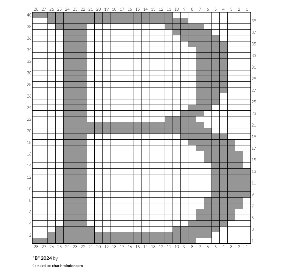 "B" 2024